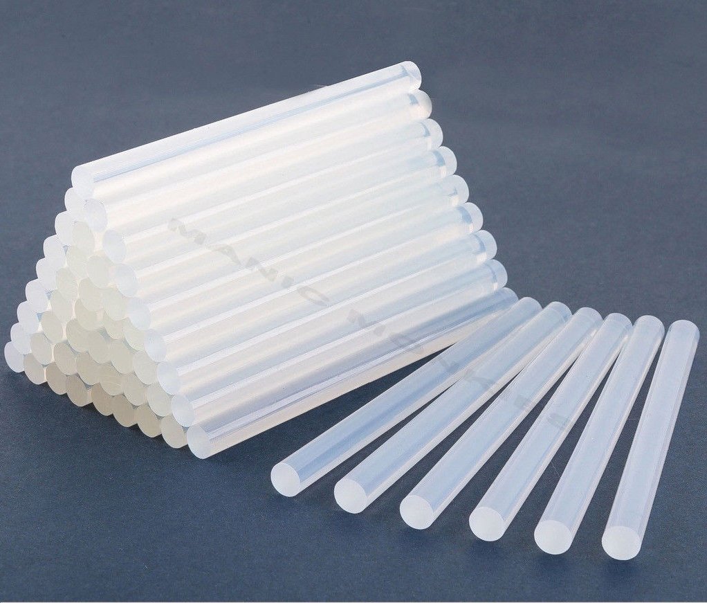 Hot Melt Glue Gun Trigger Adhesive 7mm Glue Sticks Mini Craft DIY UK Brand (50 Glue Sticks Only)