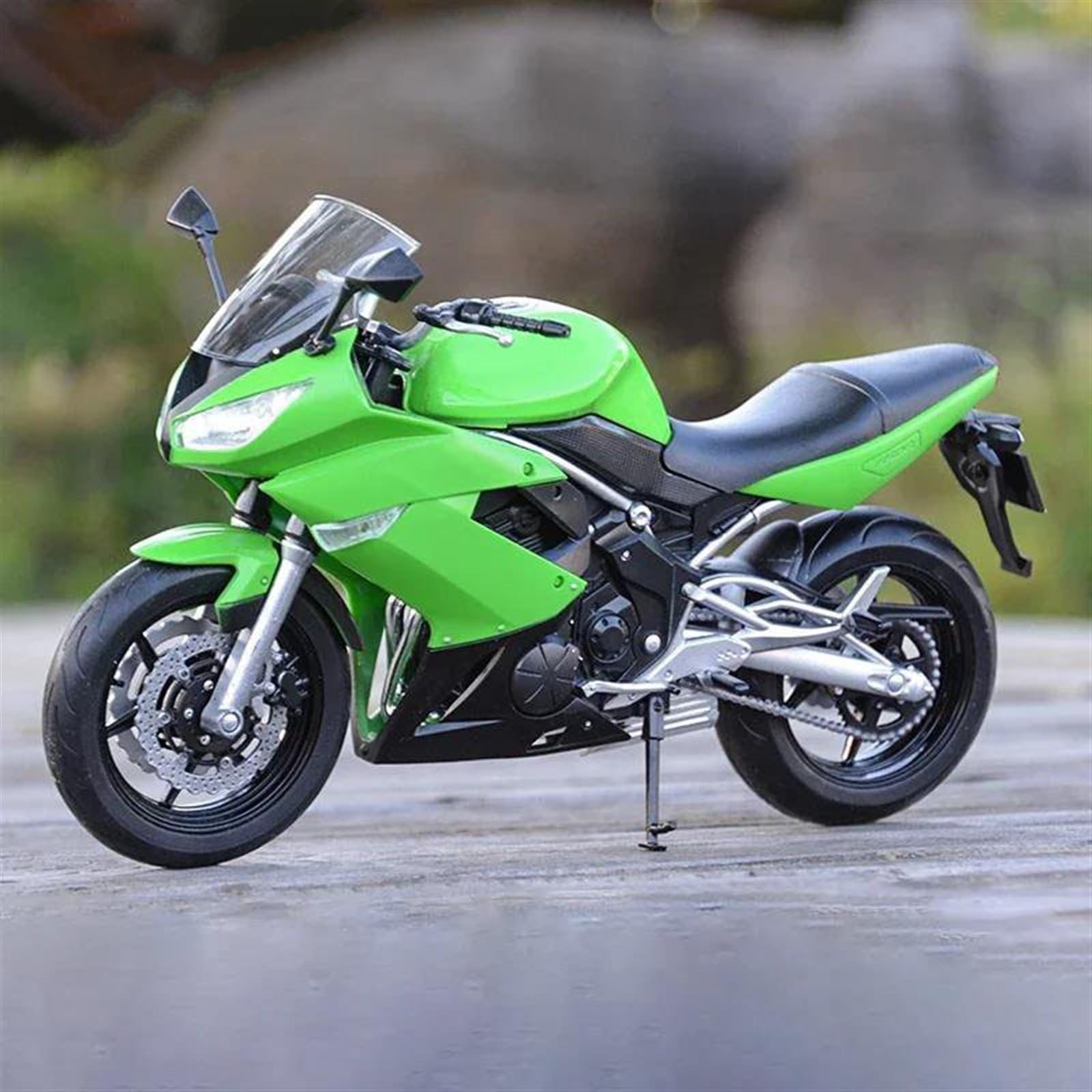 Modello Per KAWASAKI Ninja650R 1:10 Simulazione Di Moto Modello In Lega Auto Giocattolo Raccolta Regali