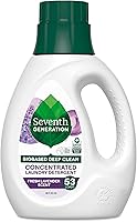 Seventh Generation Fresh Lavender Concentrated Laundry Detergent 40oz 53 Loads Plant-Based Stain Fighter