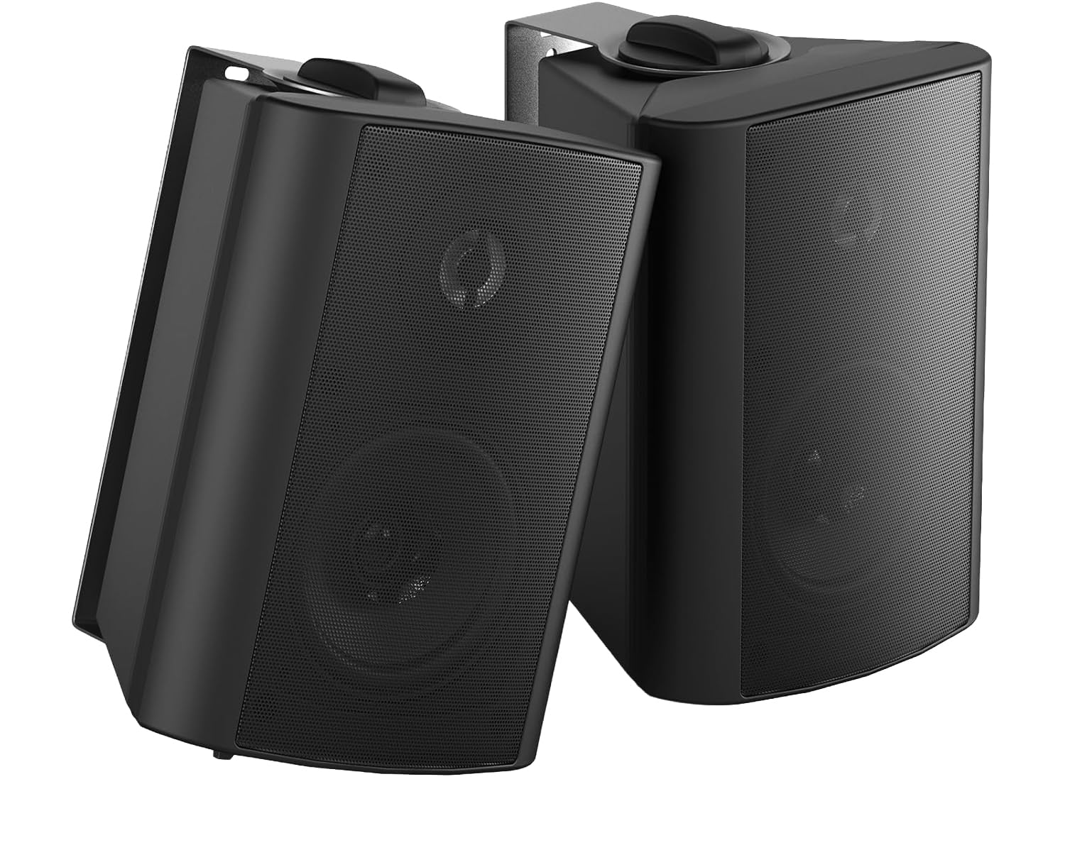 Herdio 4 Zoll Wasserdicht Außenlautsprecher Outdoor-Lautsprecher für Garten, Terrasse, Restaurant,kompatibel mit Bluetooth (200 Watt)