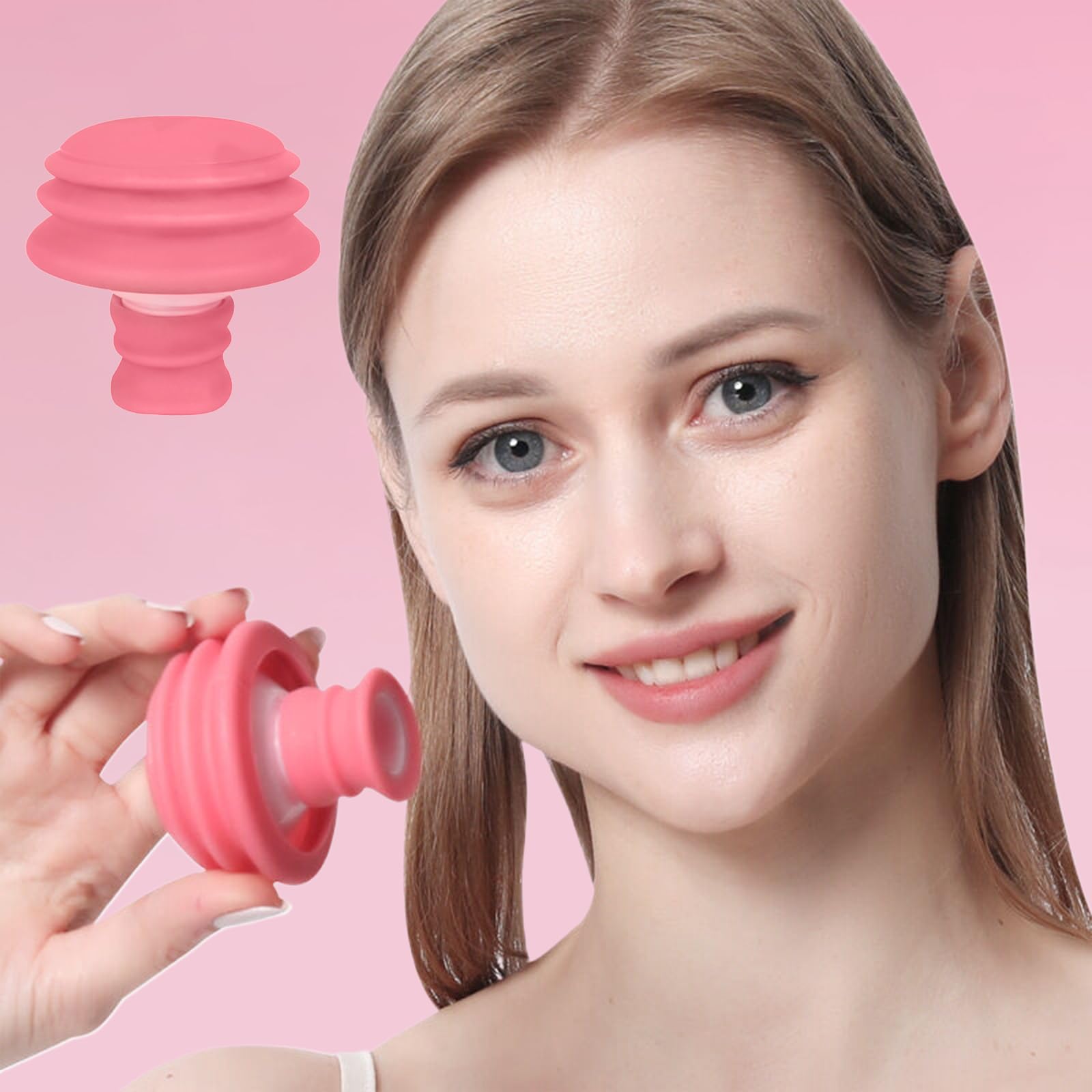 CATOR Silikon Schlanker,Silikon-Gesichtslifting Lippenübungsgerät, Silikon Facelifting Lippentrainer Mundmuskelstraffer straffendes Werkzeug für Facelift Lächeln Trainer