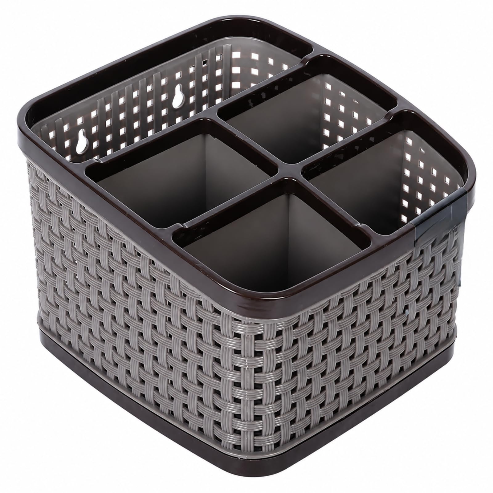 Plastic Kitchen Utensil Holder - Multicolor -2