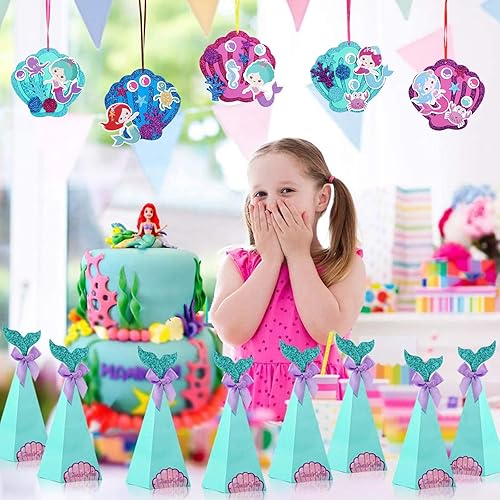 Miniatura 5 de Fennoral Paquete de 8 calcomanías de espuma de concha de sirena para niños, creativas, manualidades, manualidades, actividades artísticas de verano,