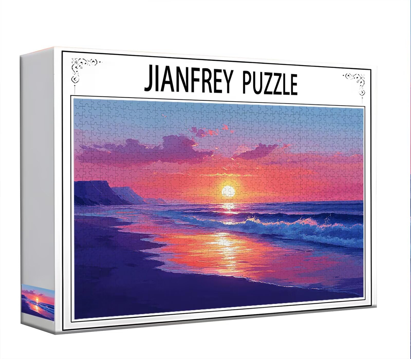 Puzzle 4000 Piezas Adultos Puzzle Atardecer Playa Rompecabezas Adultos XXL 140 x 87cm, Impossible Rompecabezas, Jigsaw Arte Juego Educa Familiar Aliviar El Estrés, Regalos para Hombres y Mujeres Y-1