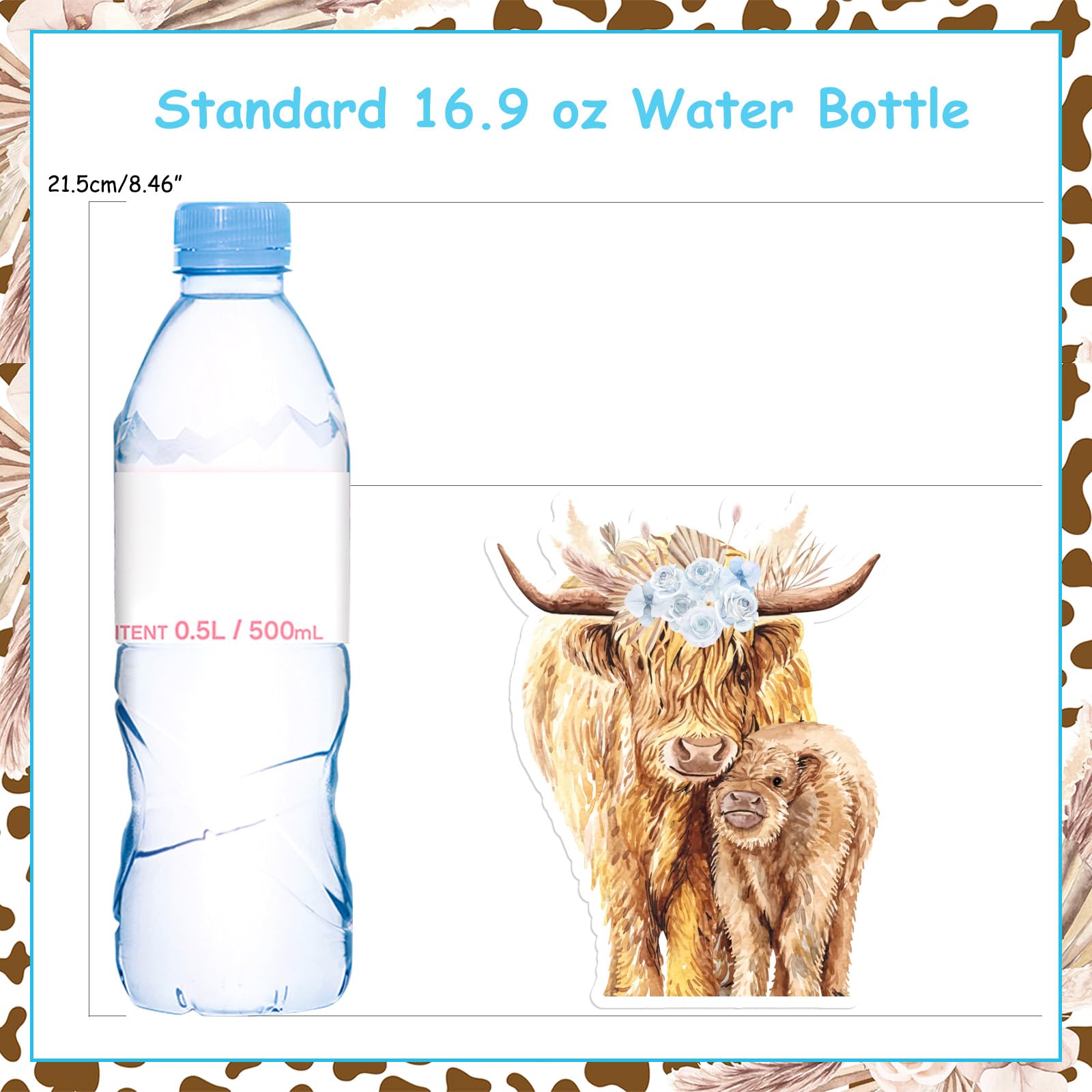 200 Coriandoli A Forma Di Mucca Delle Highlands – Decorazioni Per Feste A Tema Mucca, Per Compleanni E Baby Shower