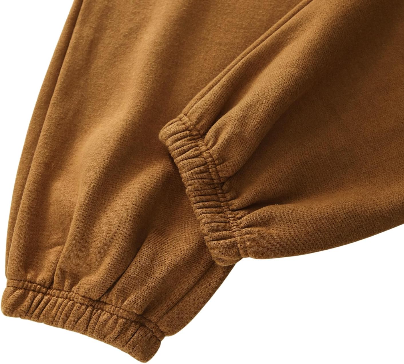 Amazhiyu Womens Fleece High Waisted Sweatpants Drawstring Lounge Joggers Pants - Image 4