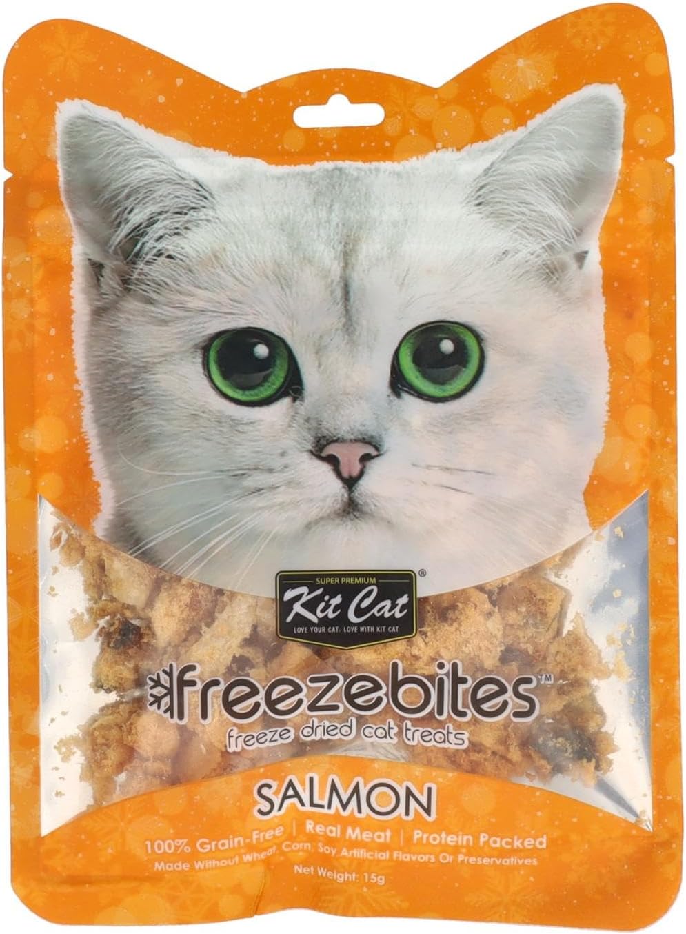 Kit Cat Freeze Bites Salmon Freeze Dried Cat Treats 15G