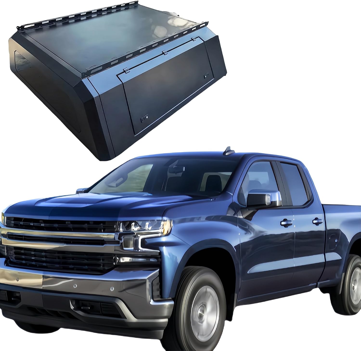 Durable Rainproof Custom Steel Canopy Hard Top Pickup Truck Special Canopy Compatible for Chevrolet Silverado 3500 2022