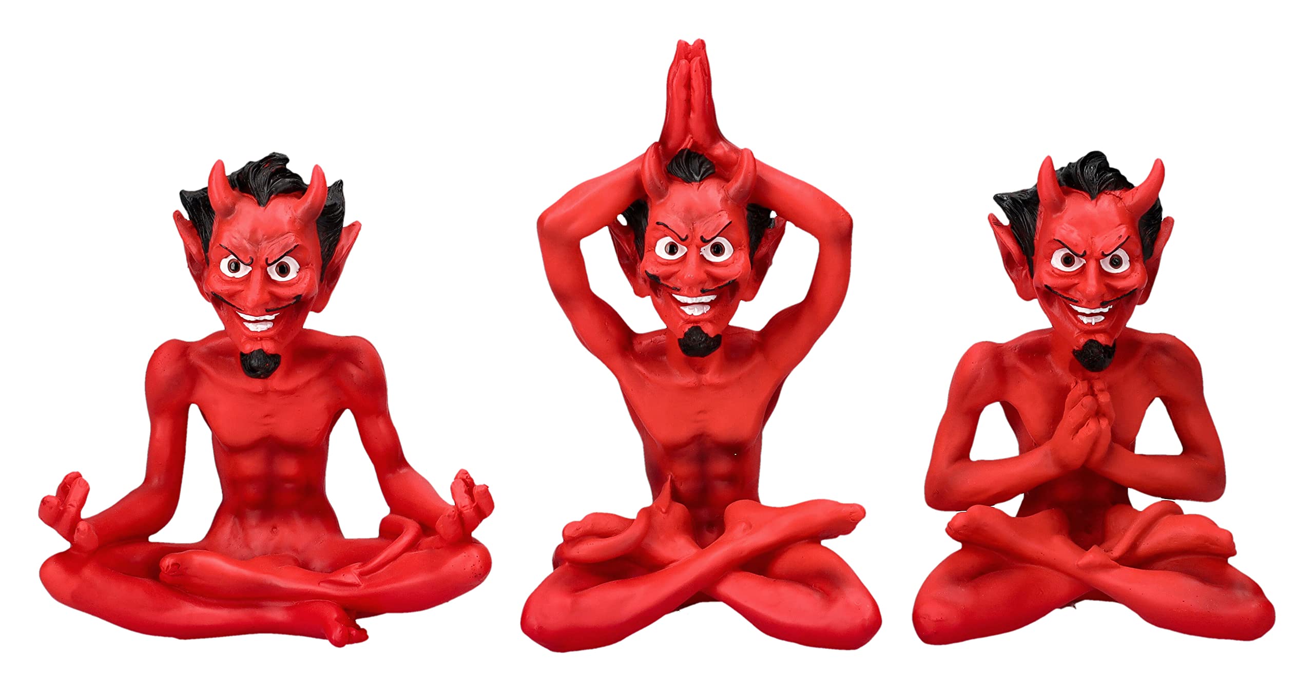 Amazon.com: Pacific Giftware Devil Yoga Figurines, 6.57-inch
