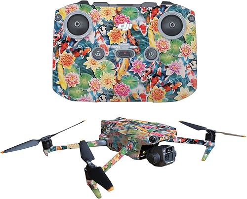 MightySkins Skin compatible con DJI Mavic 3 - Koi Pond | Funda protectora de vinilo duradera y única | Fácil de aplicar, quitar y cambiar de estilos