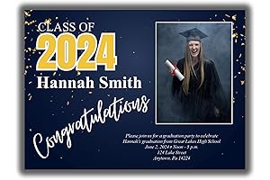 2023 Graduation Photo Announcements - Personalized For High School