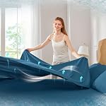 Comfort Spaces All Around Elastic Bedsheet, Warm Weather, Night Sweats, Coolmax Cooling, Moisture Wicking, Super Soft, White, Solid, 650 Thread Count