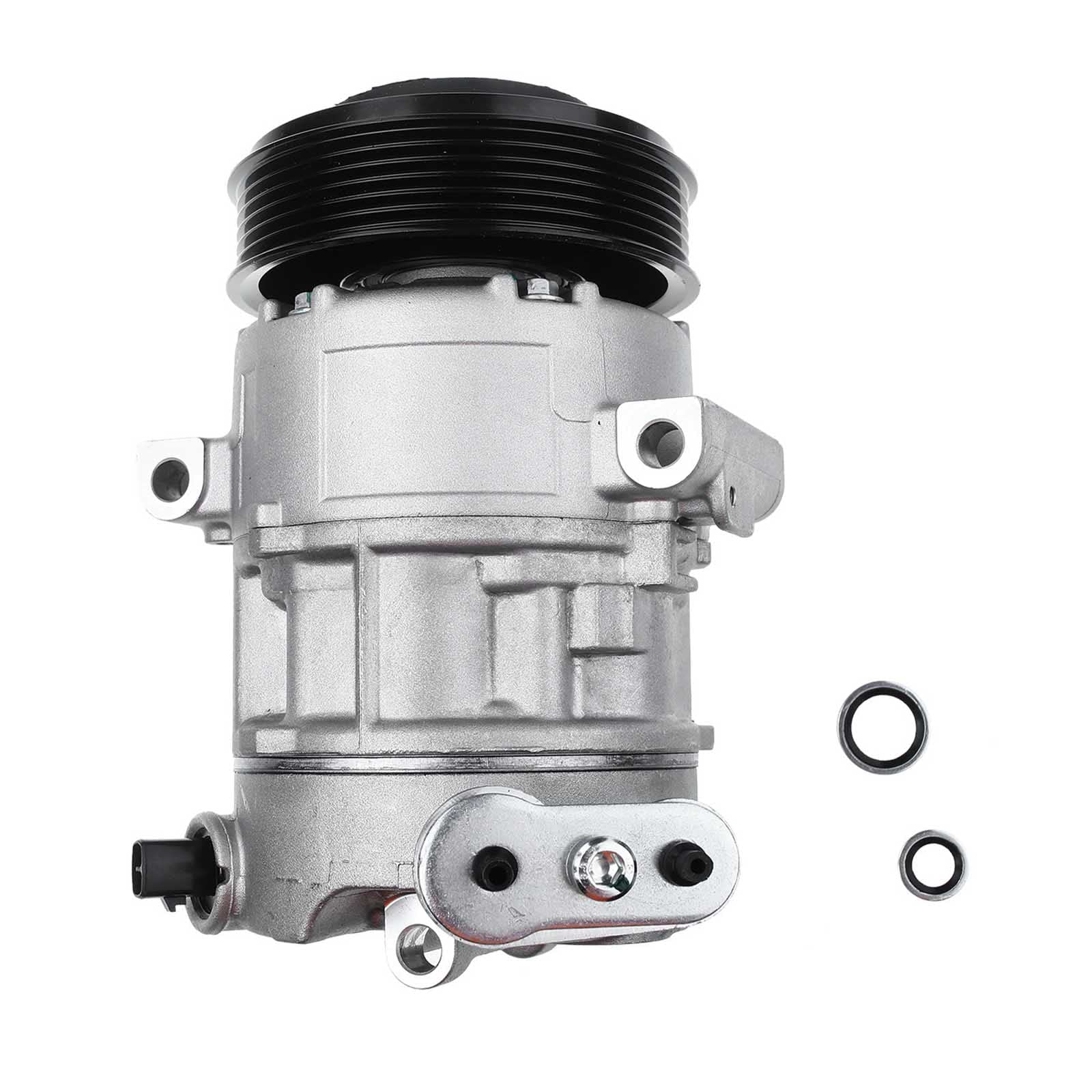 Frankberg Compressore dell'aria condizionata con frizione Compatibile con Grande Punto 199 Corsa D S07 Punto 199 Doblo Cargo 263 Linea 110 323 Replace# 55702161, compreso l'olio preconfezionato