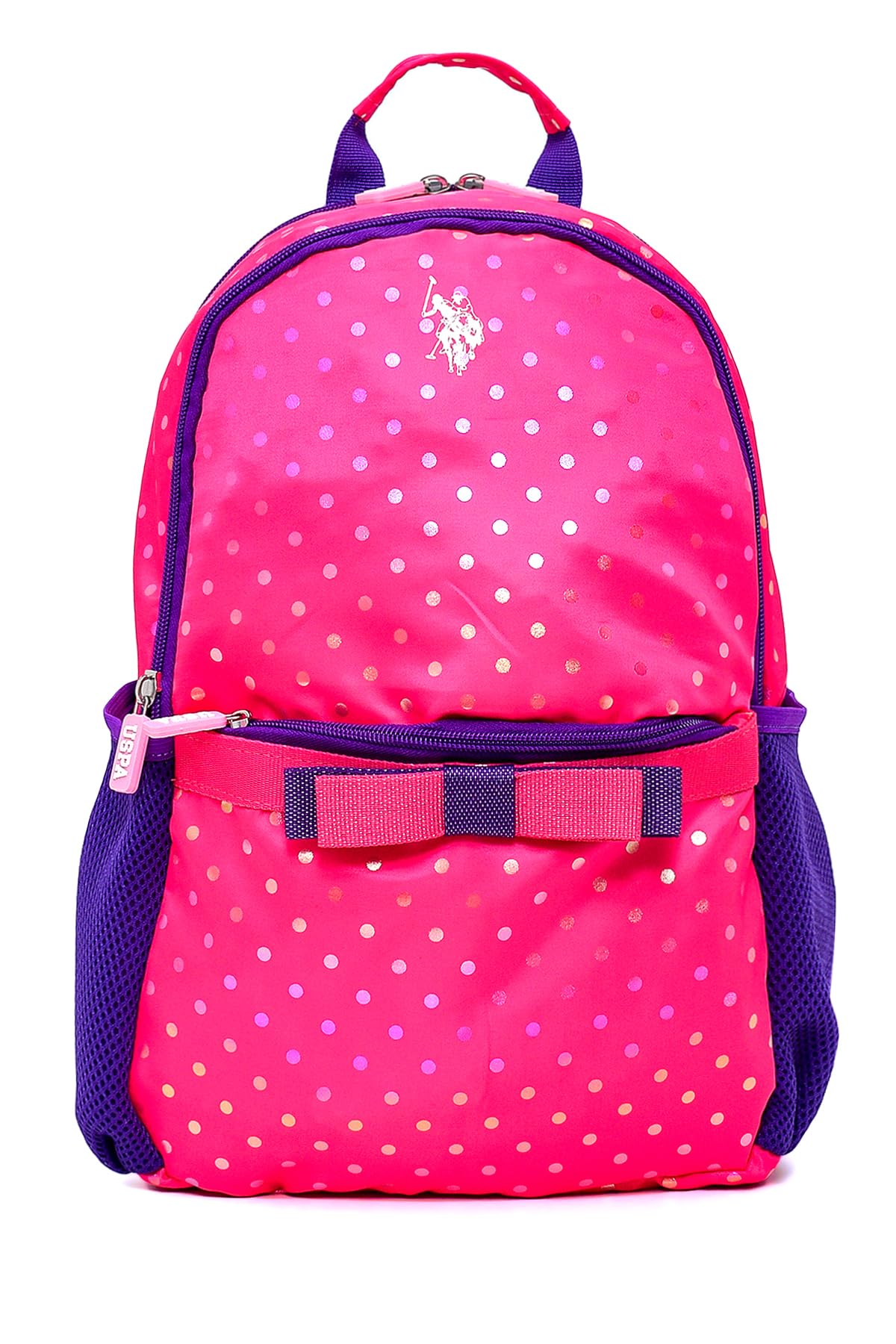 U.S. POLO ASSN. U.S. Polo. Assn. Kız Çocuk Okul Çanta Seti Plset242939495,Pembe Tek Ebat
