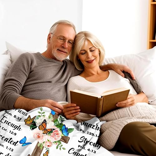 Miniatura 6 de Probiotics Regalos cristianos para mujeres, manta con versículo bíblico, mantas inspiradoras de oración de Jesús, mantas y mantas religiosas de las