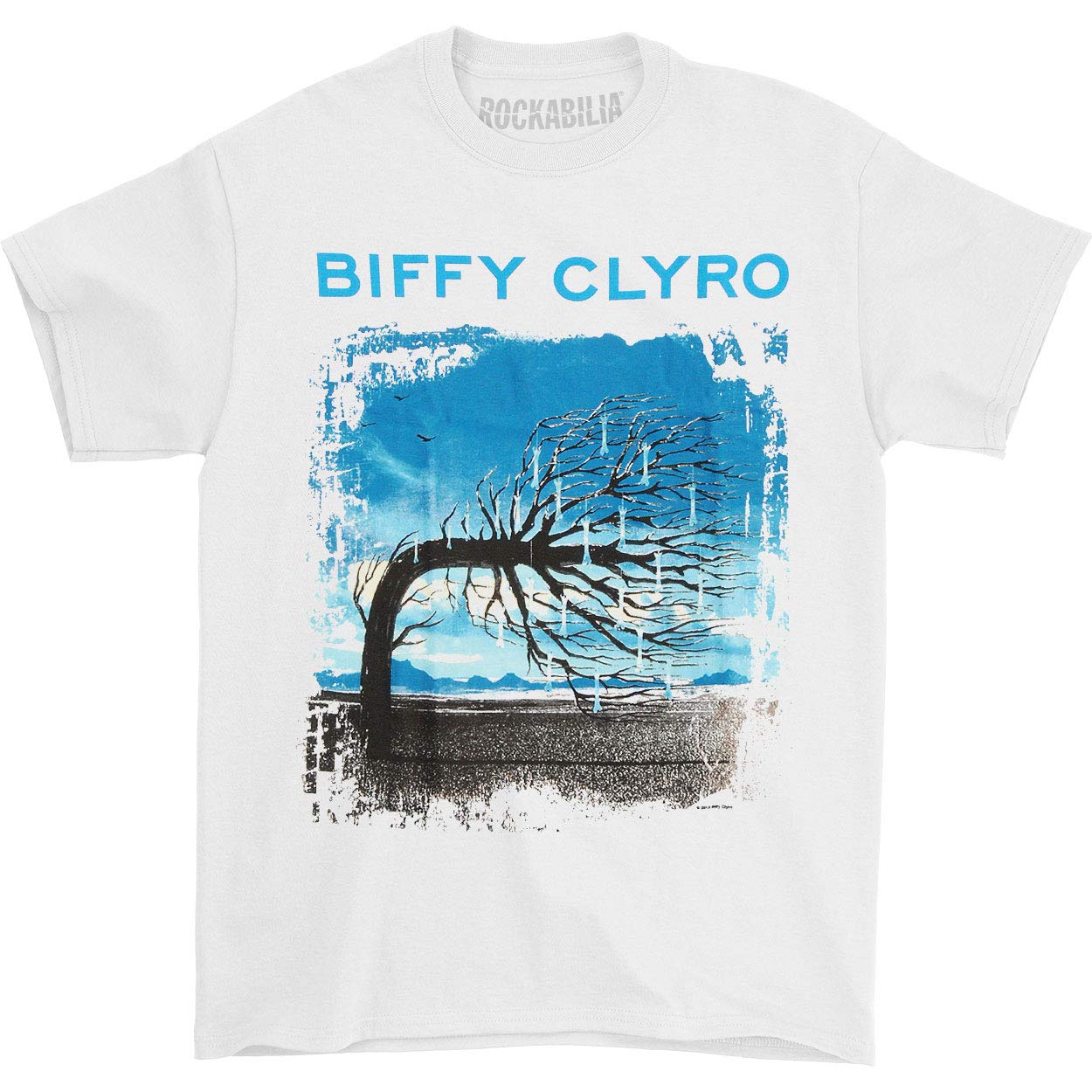 Bravado Men's White Biffy Clyro - Opposites T-Shirt Large