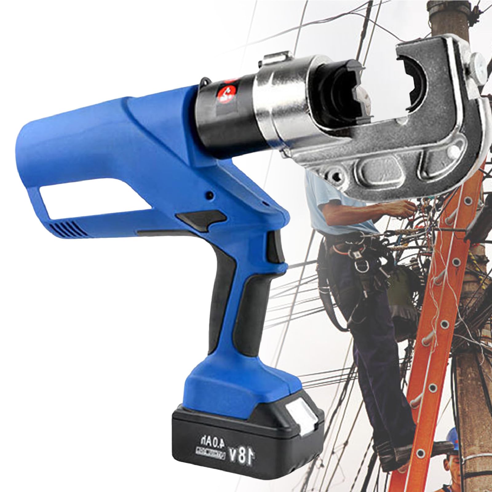 Elektryczne Hydrauliczne NarzęDzie Do Zaciskania KońCóWek Kablowych, Hydrauliczne Elektryczne Zaciskarki Do KońCóWek Kablowych,Akumulatorowe Zestawy NarzęDzi Do Zaciskania Z Matrycami 11/12,400