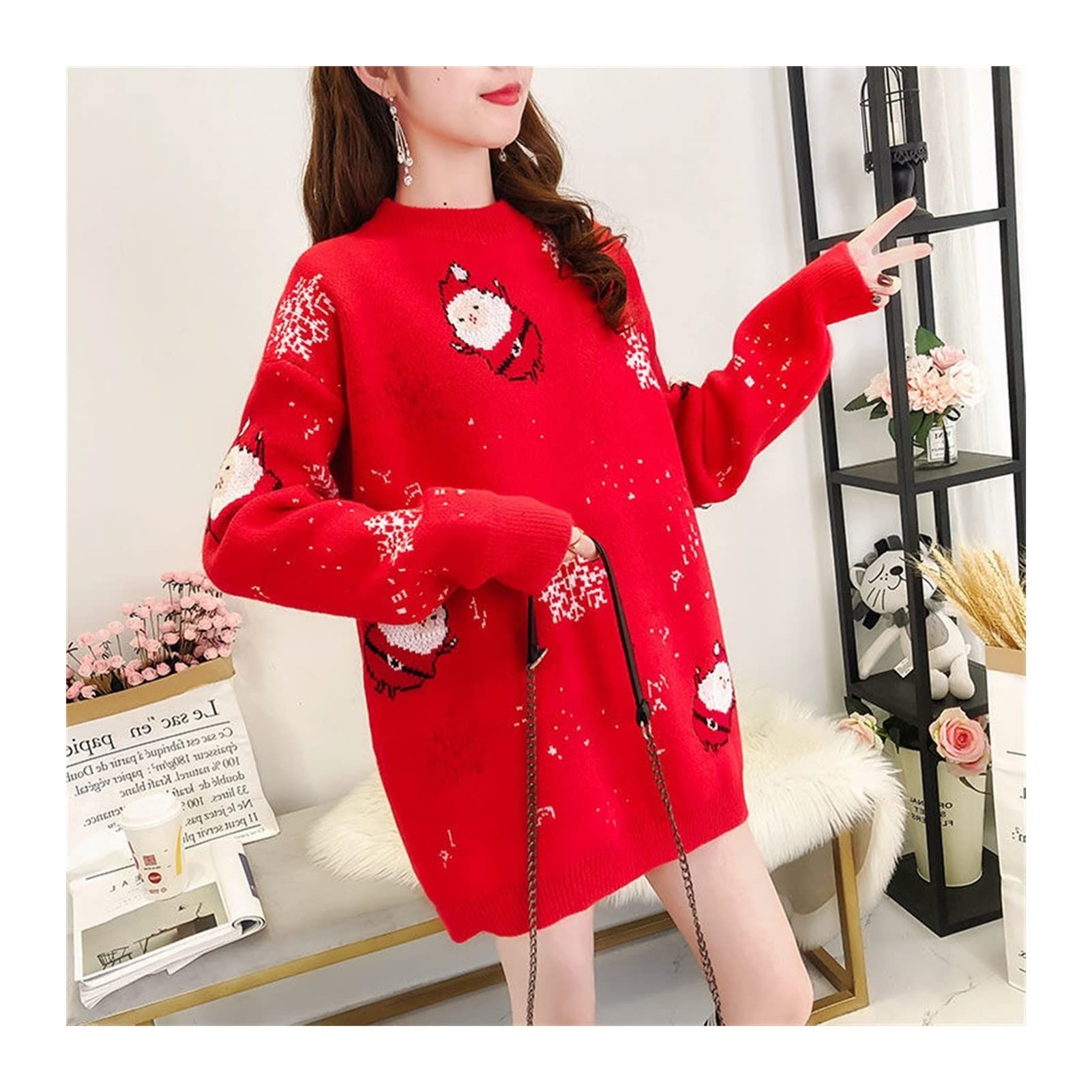 yueyouhuyou Women Pullover Sweater 