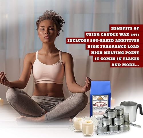 Miniatura 5 de Todos naturales marcas doradas cera de soja para hacer velas 415 copos sin perfume hecho en Estados Unidos para hacer velas de bricolaje proyectos