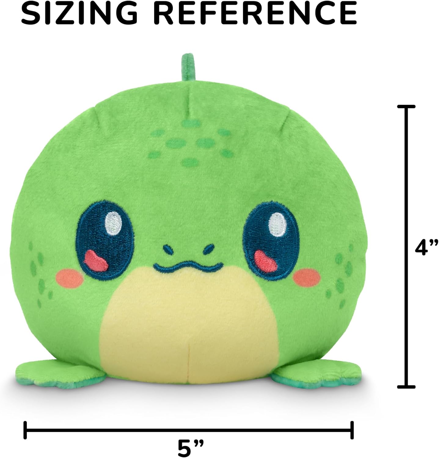 TeeTurtle Lizard and Dragon Reversible 4" Plushie - RPG Collection - Kawaii Cute Soft Stuffed Animals