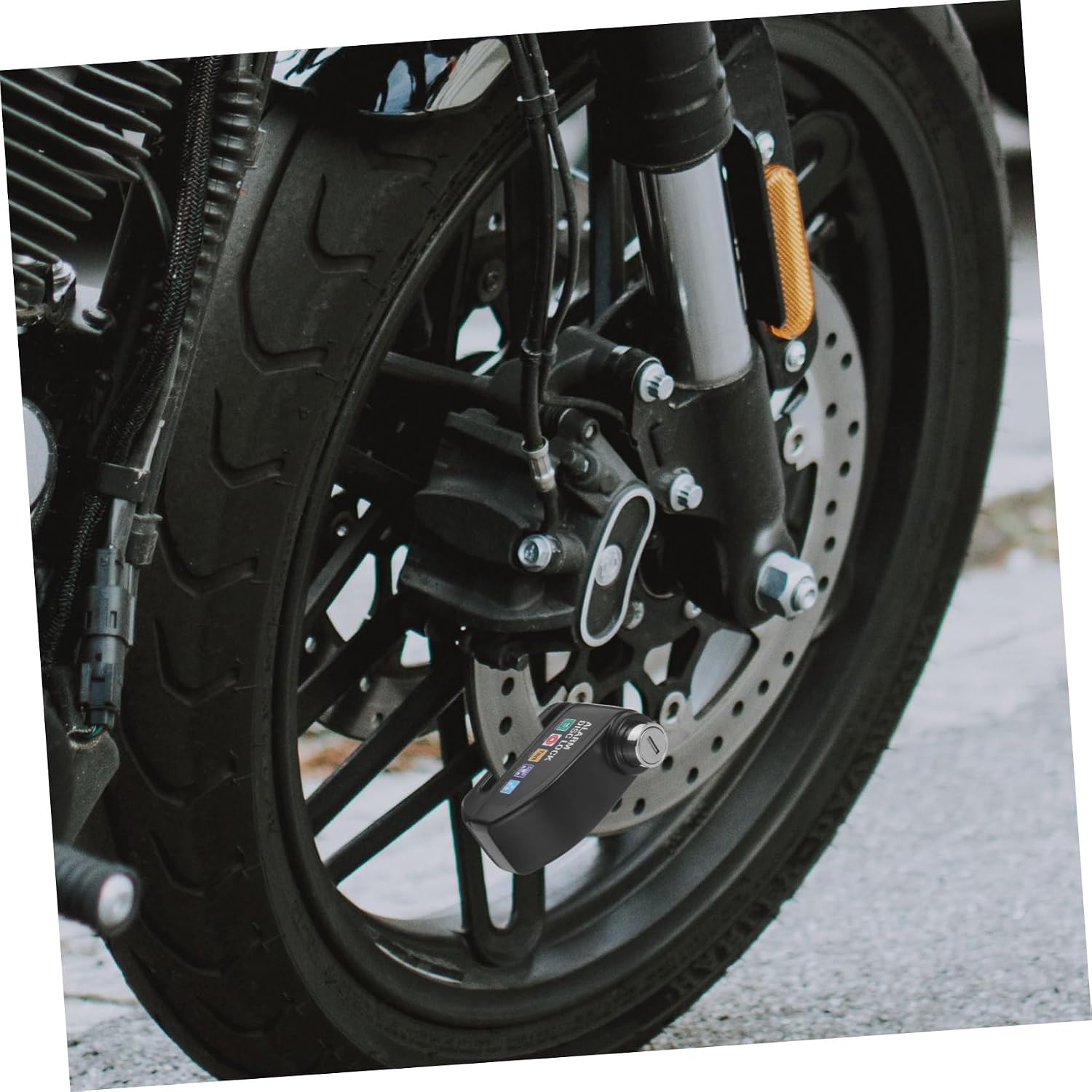 Hemobllo 1set Motorcycle Alarm Features Tamper-resistant Design for Theft for Road and Mountain