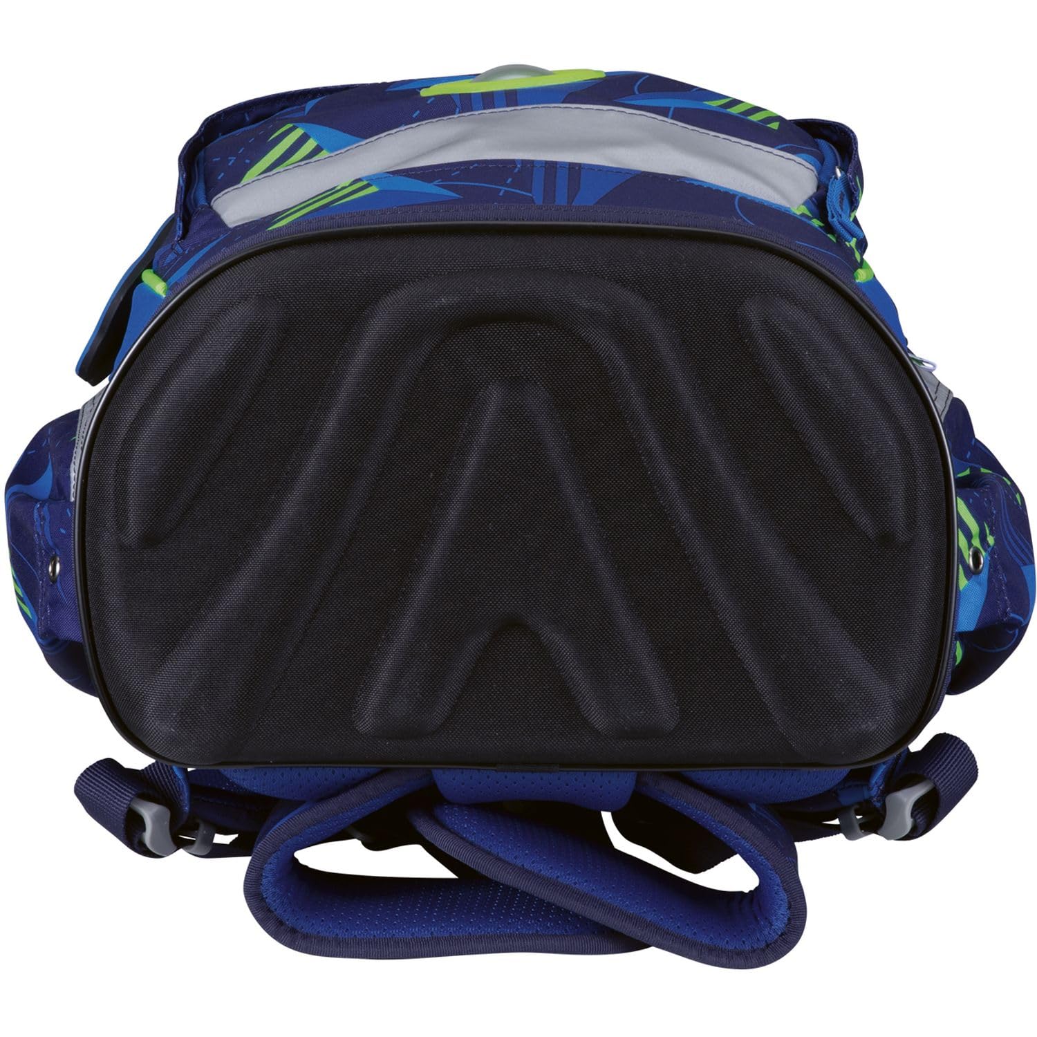 DerDieDas Schulranzen ErgoFlex Light LED Set 6-teilig Moon Mission blau