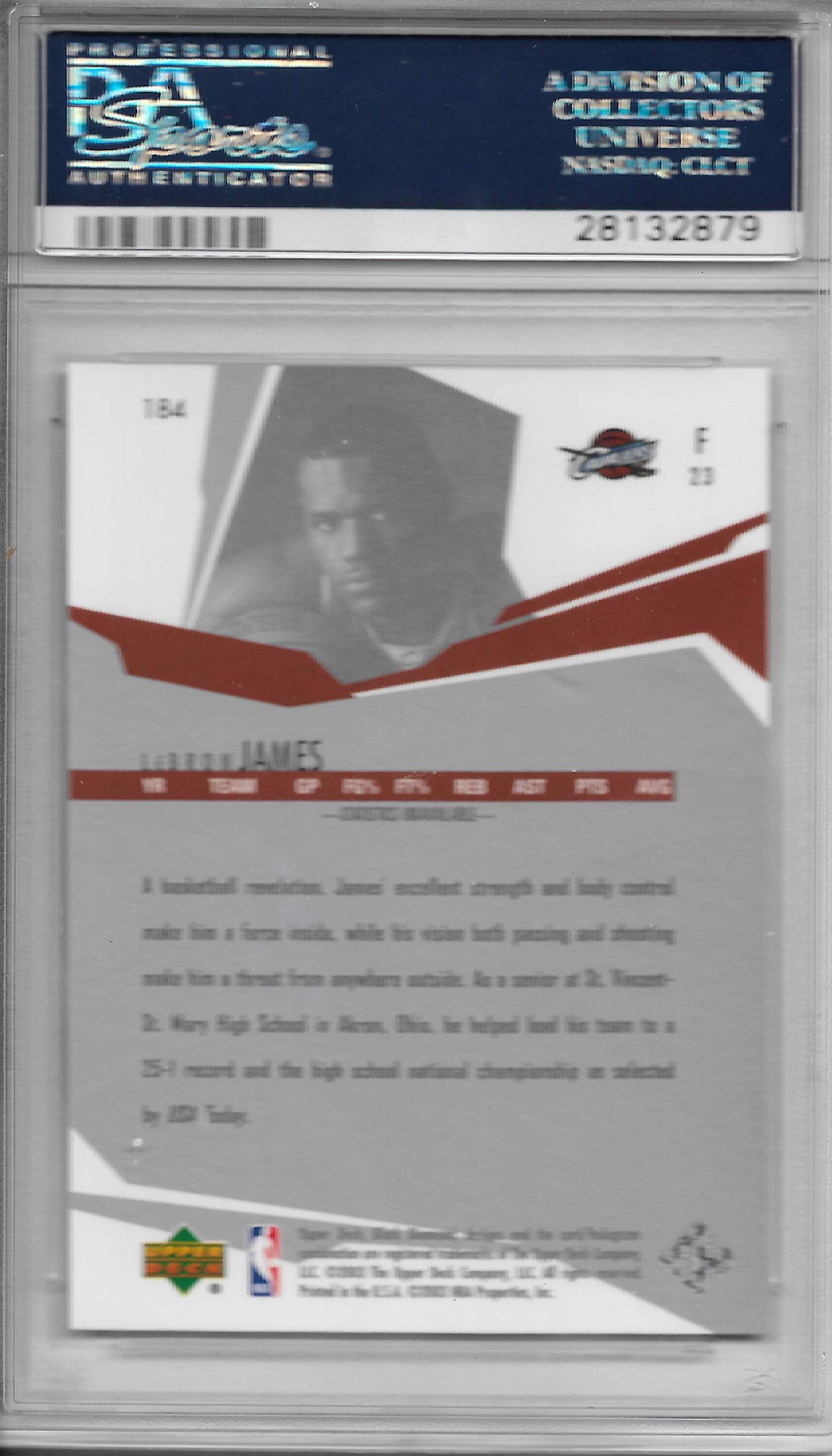 Amazon.com: 2003 Upper Deck Black Diamond Lebron James Rookie Card 