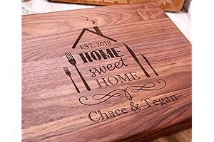 Personalized "Home Sweet Home" Cutting Board - Closing Gift for Sellers