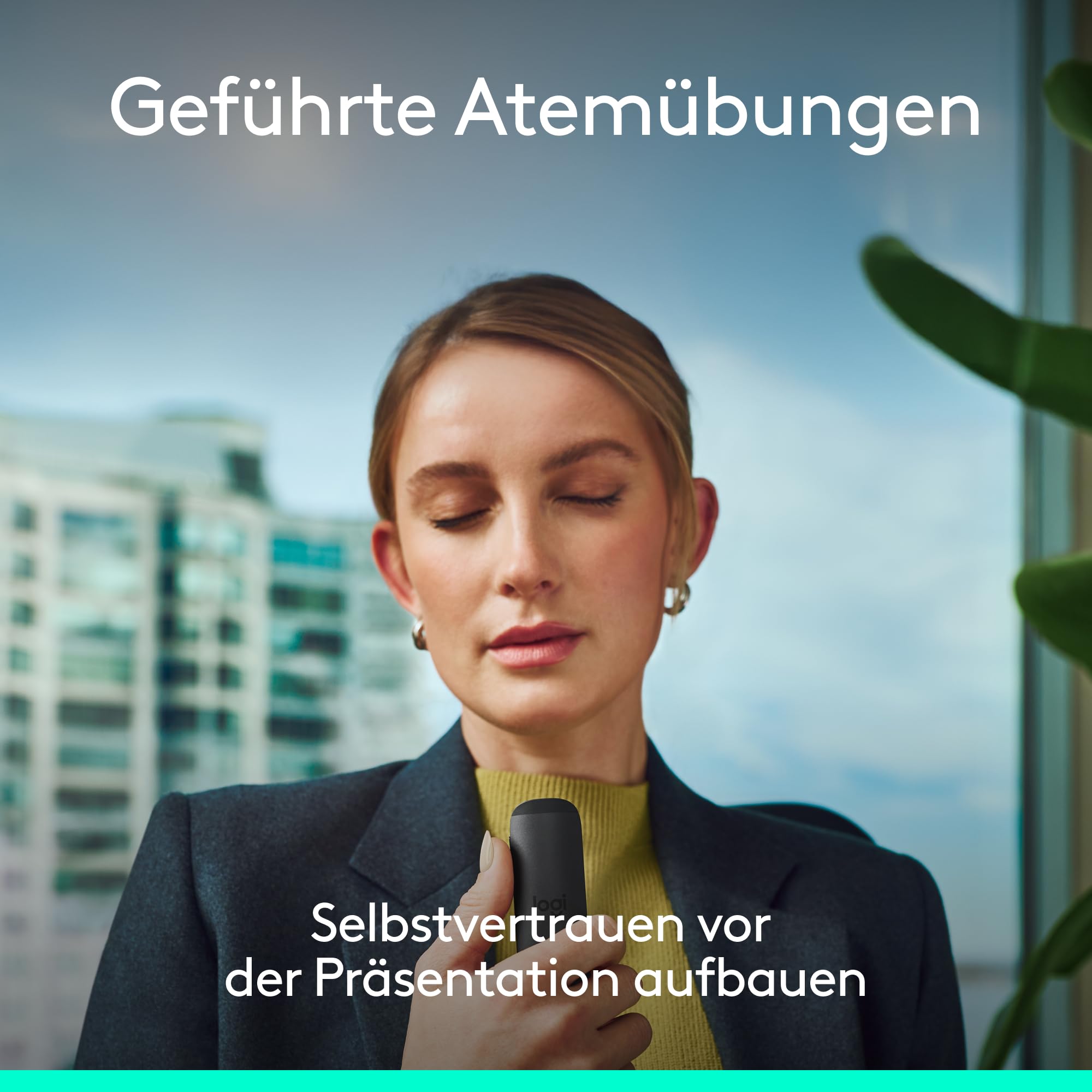Logitech Spotlight 2 Presenter, kabelloser Präsentations-Klicker mit Haptik, digitalen Highlight-Funktionen, anpassbaren Aktionen, Laserpointer, Schnellaufladung, Bluetooth und USB-C - Schwarz