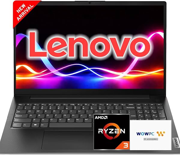 Laptop Lenovo 2026 V15 para negocios con Microsoft 365 para la web, CPU AMD serie 7000 Ryzen (supera a Intel i7-1160G7), pantalla 15.6" FHD, 16GB RAM, 1TB SSD, RJ-45, HDMI, Wi-Fi 6, Windows 11 Pro