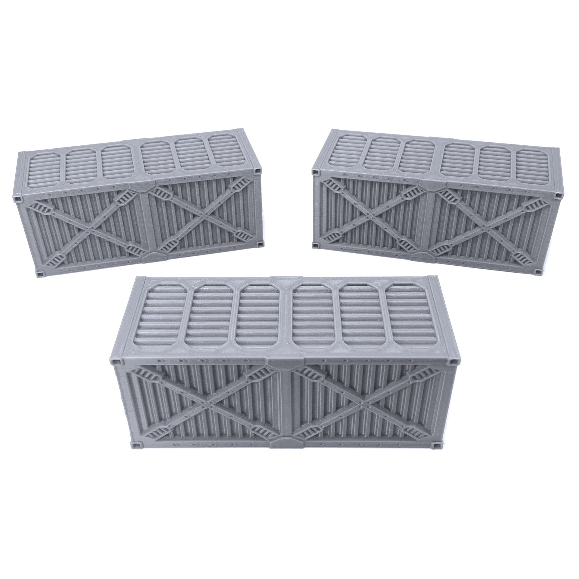 EnderToys Futuristic Shipping Containers by Terrain4Print, 3D Printed Tabletop RPG Scenery and Wargame Terrain for 28mm Miniatures