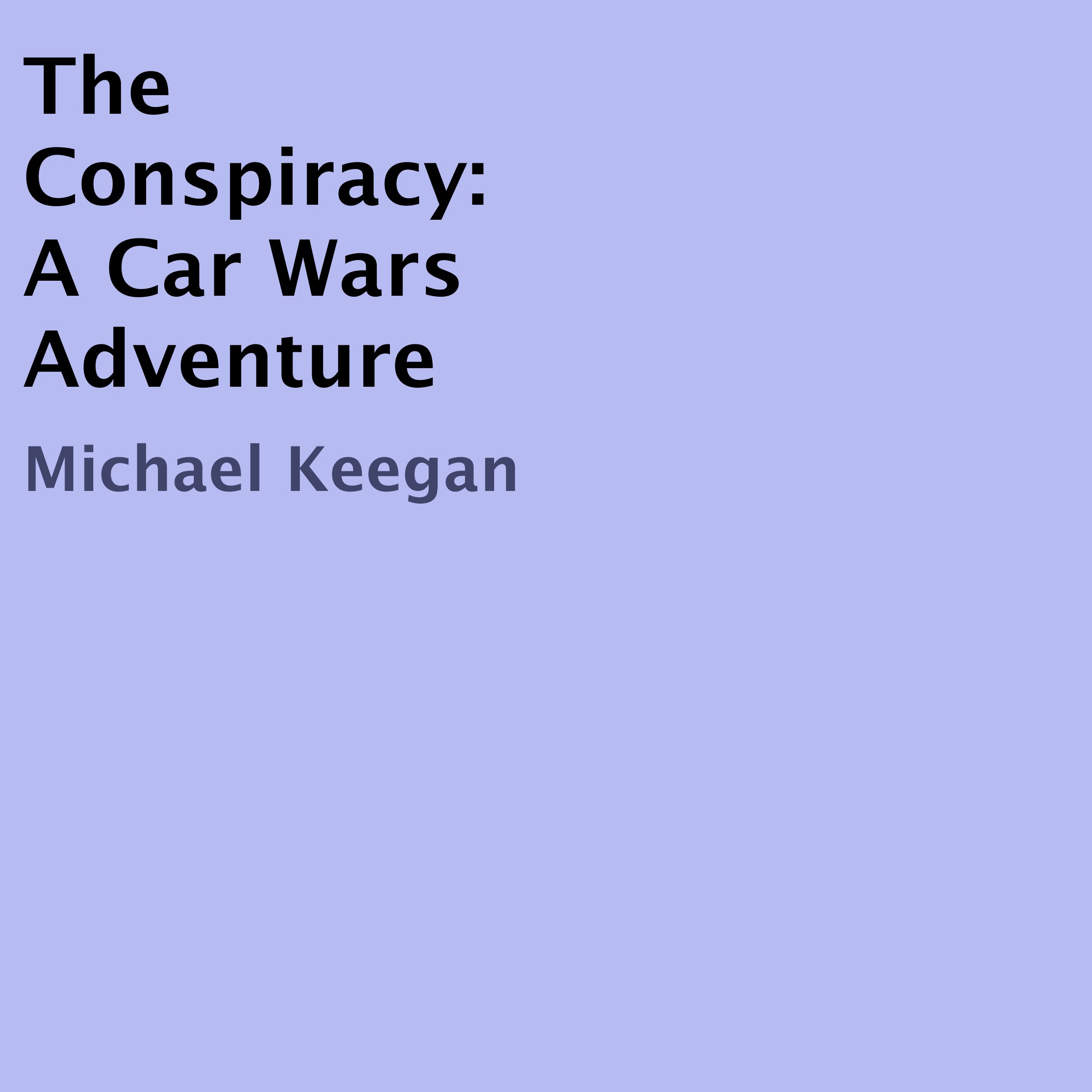Cover art for The Conspiracy