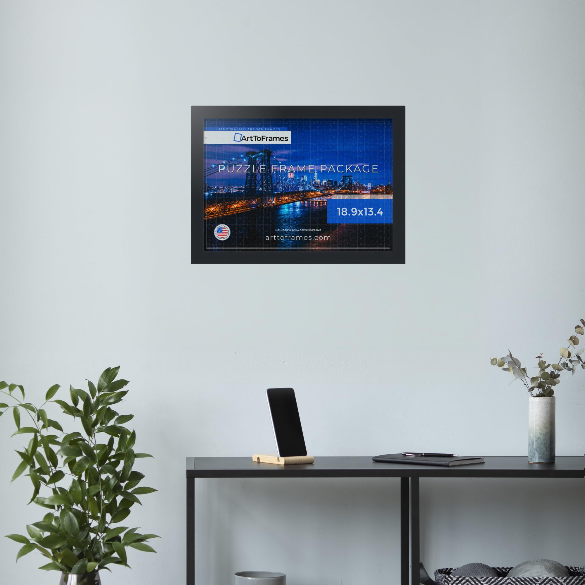 Amazon.com - ArtToFrames 18.9x13.4 INCH/48x34 CM Black Frame for