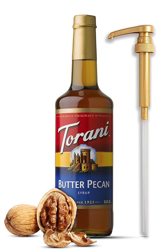 Butter Pecan Syrup for Coffee 25.4 Ounces Coffee Flavoring