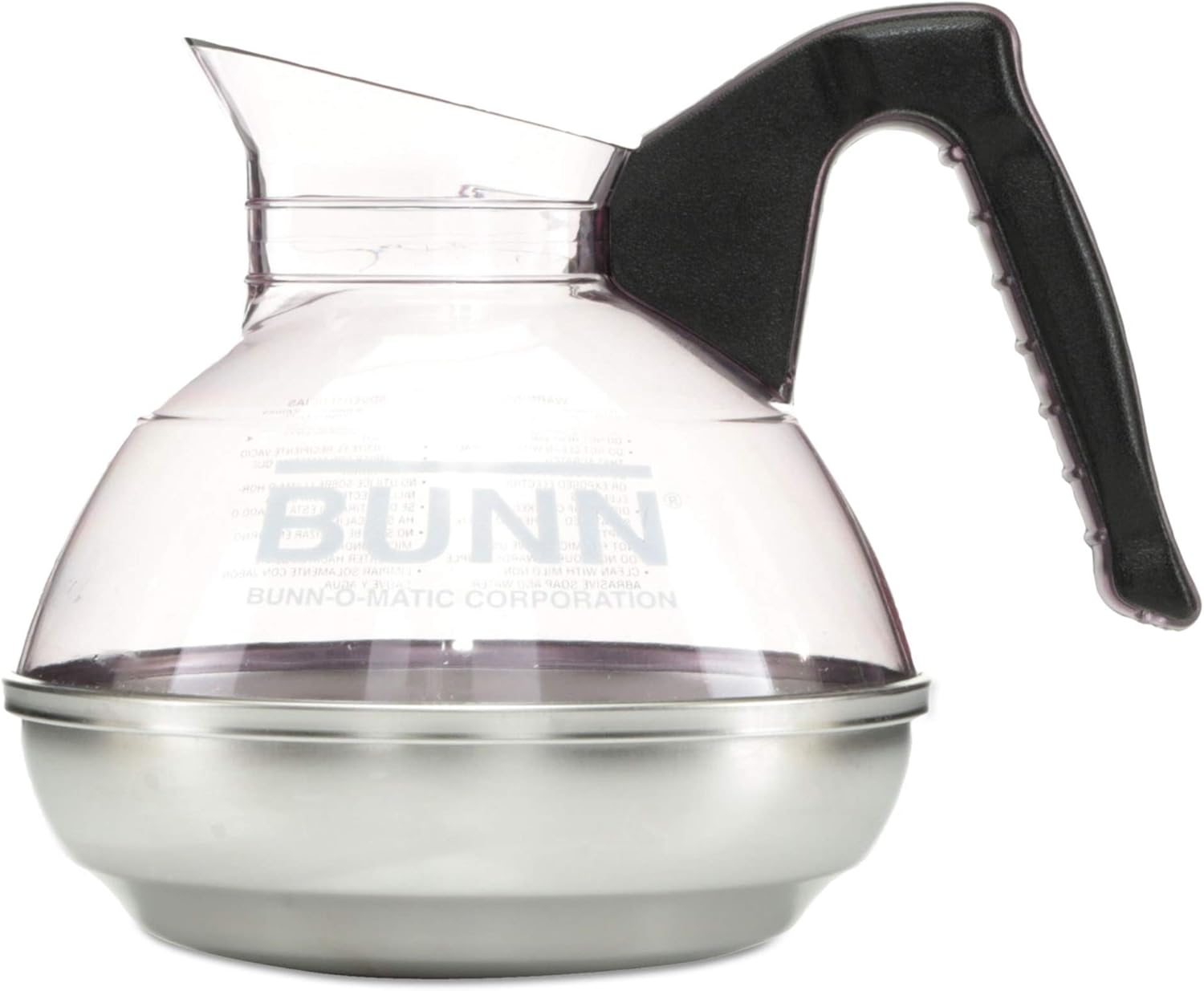 BUNN 12Cup Glass Coffee Decanter, Black Coffeemaker