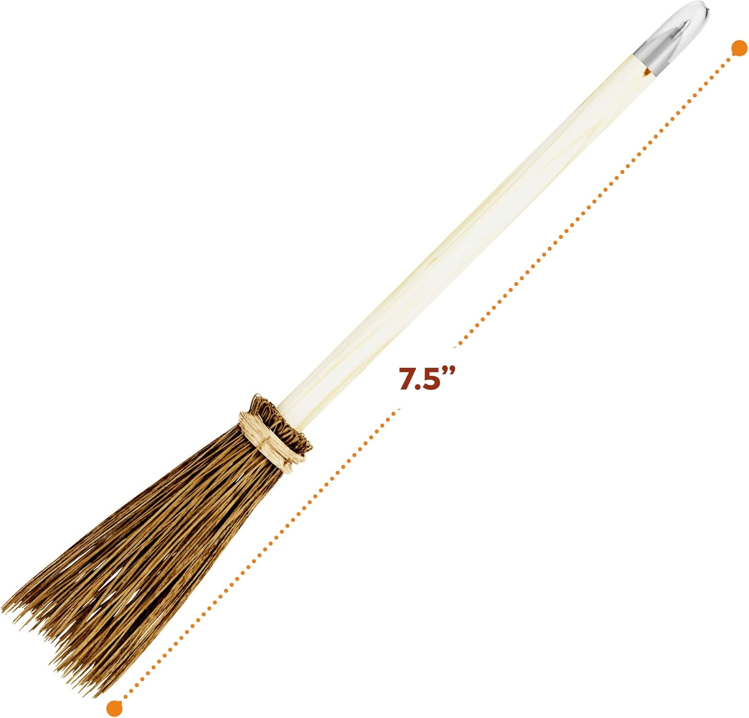 Fun Express Wood Witch's Broom Novelty Pens | 2-Pack (48 Count) | Great for Halloween-Themed Costumes, Parties, and Activities