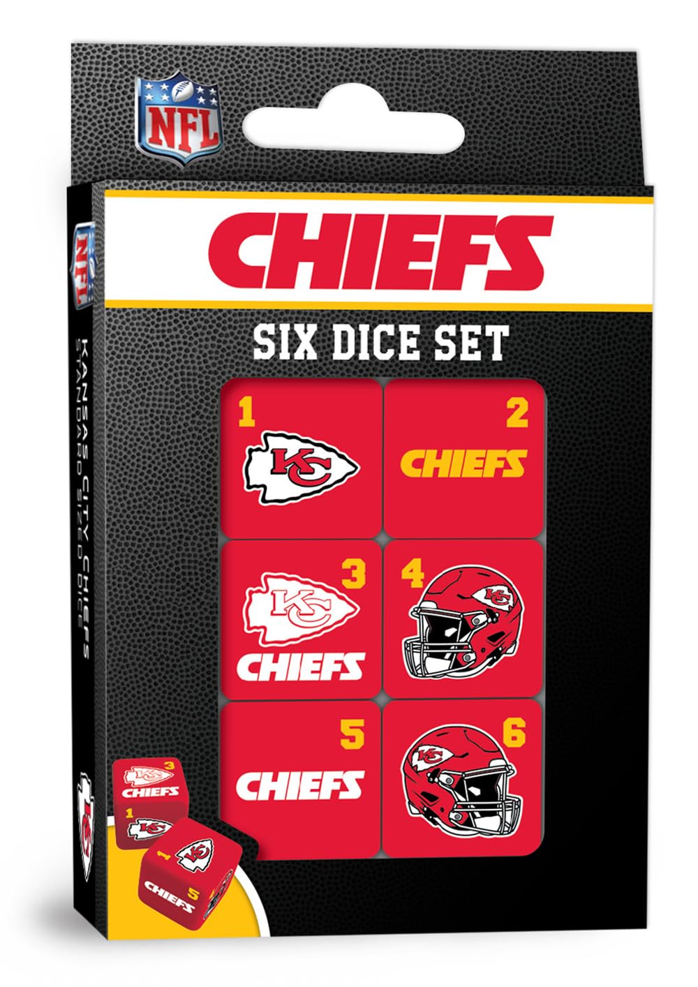 Kansas City Chiefs NFL Dice Set