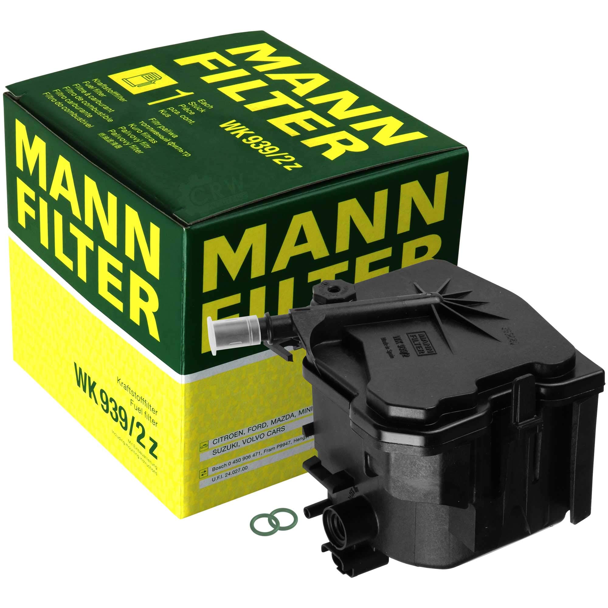 Paquete de inspección Kit de mantenimiento de filtros con filtro de aceite HU 716/2 x, filtro de aire C 3282, filtro de combustible WK 939/2, filtro de habitáculo CU 2940, tornillo de cierre