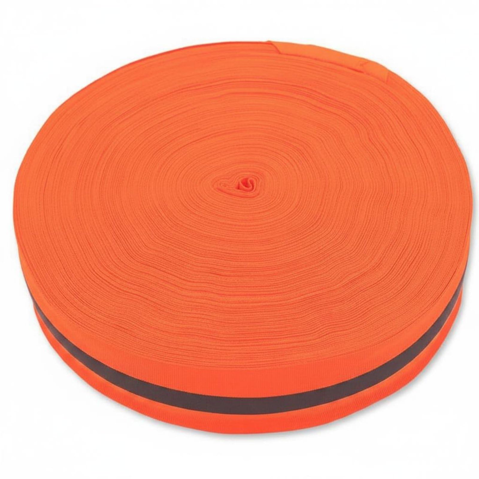 Rotolo di Nastro da Pista in Poliestere Nastro Riflettente Uso Interno Ed Esterno Attrezzatura Sportiva per Eventi Sportivi Scolastici, Arancione, Arancione