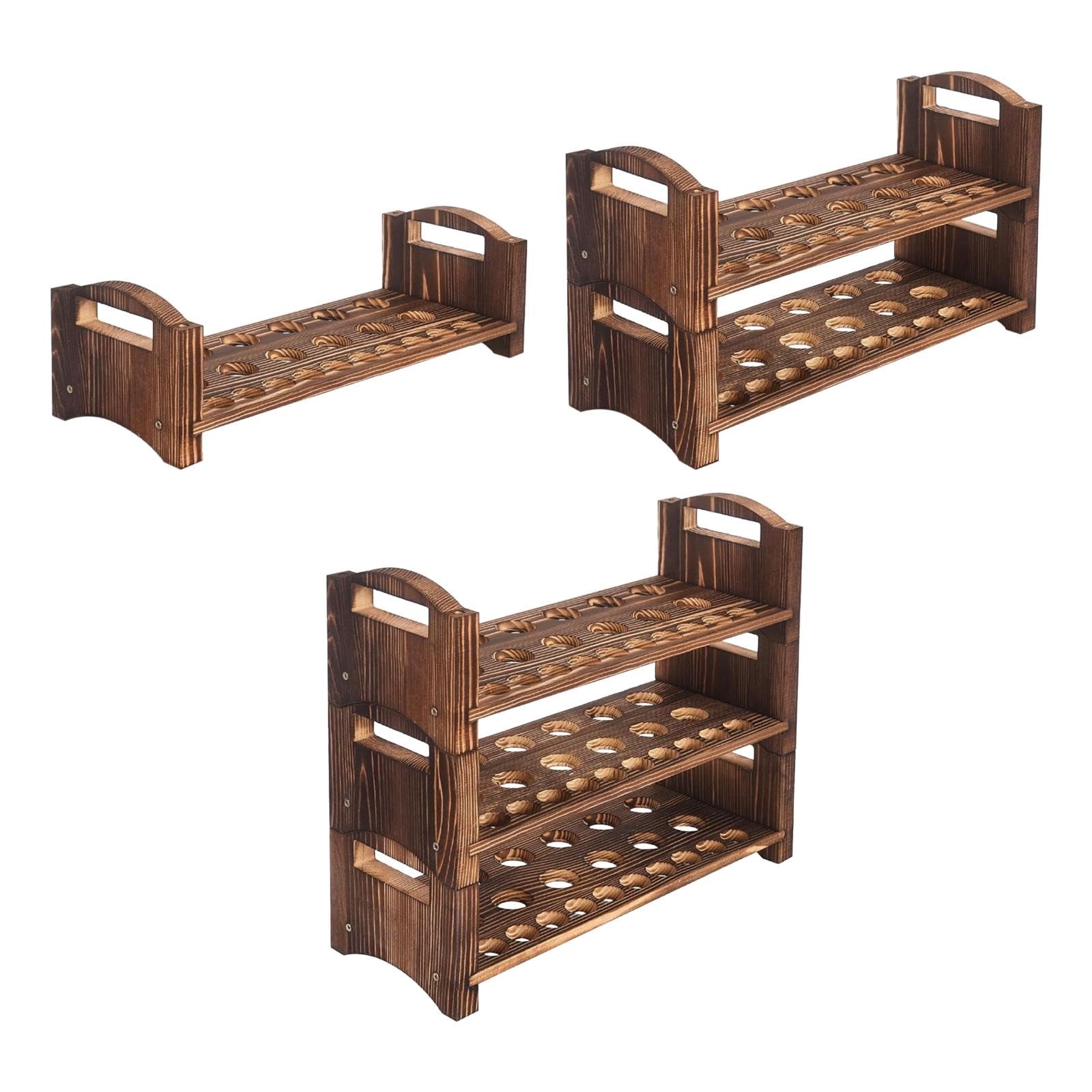 Wooden Egg Holder Easter Eggs Shelf Storage Tray for Freezers Pantry Kitchen Single Layer