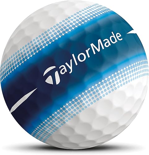 Miniatura 2 de TaylorMade Golf Tour Response Stripe Ball Multi Pack Docena Raya azul,Azul y Rosa,Multipack Stripe,naranja (Orange Stripe),Raya rosa,rojo, blanco y