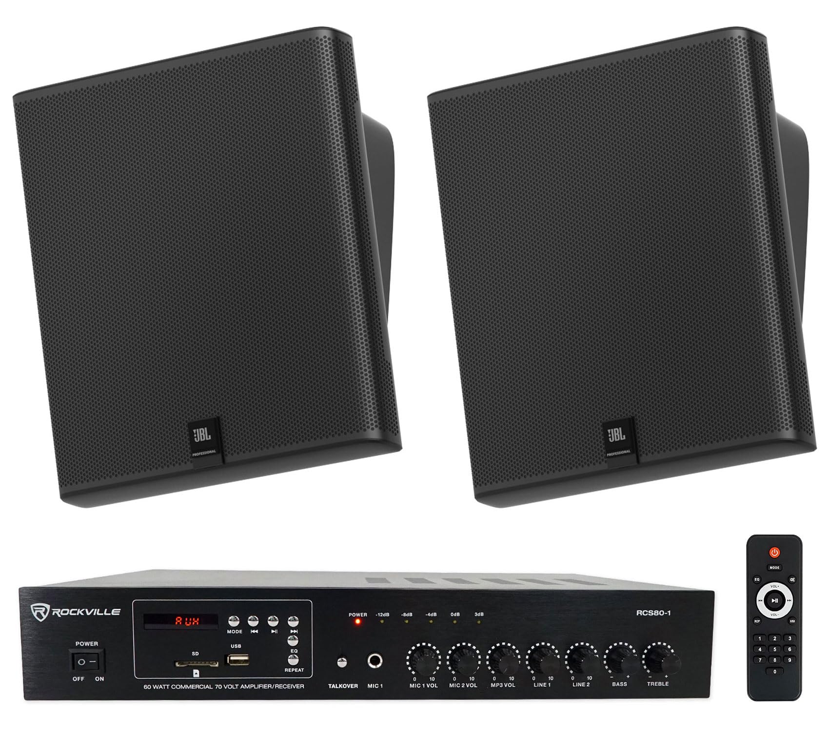 Audiosavings Bundle: Pair JBI SLP12/T-BK Sleek Low-Profile On Wall Mount 3