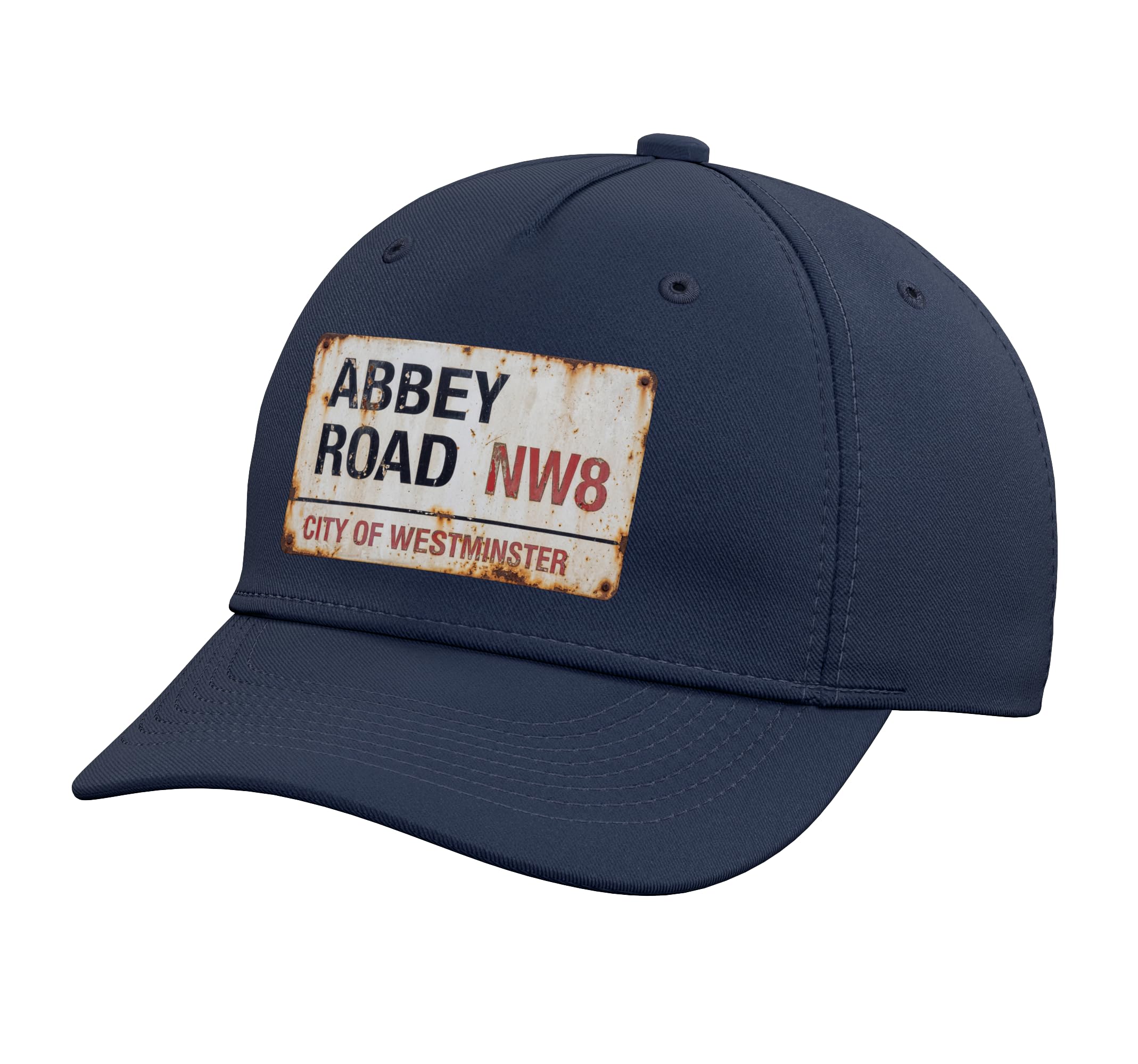 Abbey Road NW8 City of Westminster London Rusted Street Sign Adjustable Baseball Hat