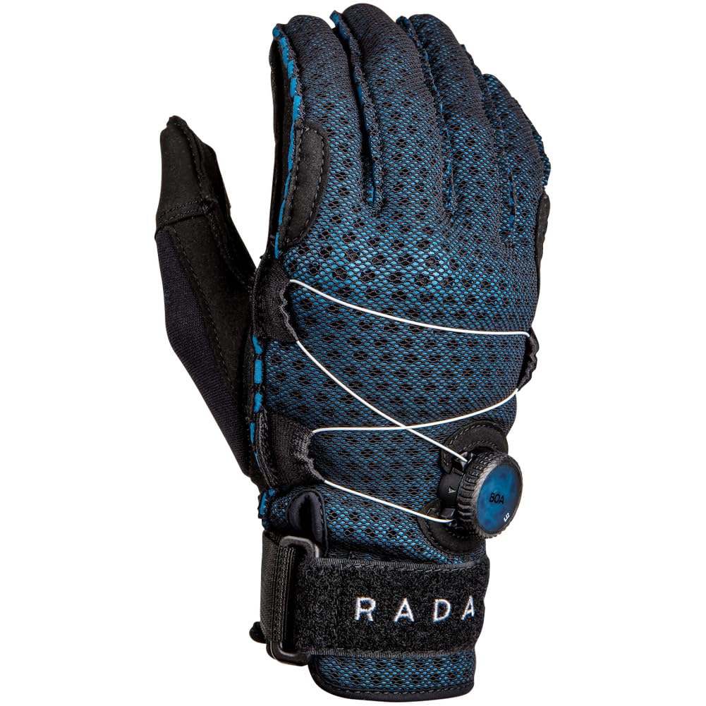 Radar Vapor-A Boa Gant de ski nautique Inside-Out Noir/bleu véritable Ariaprene L