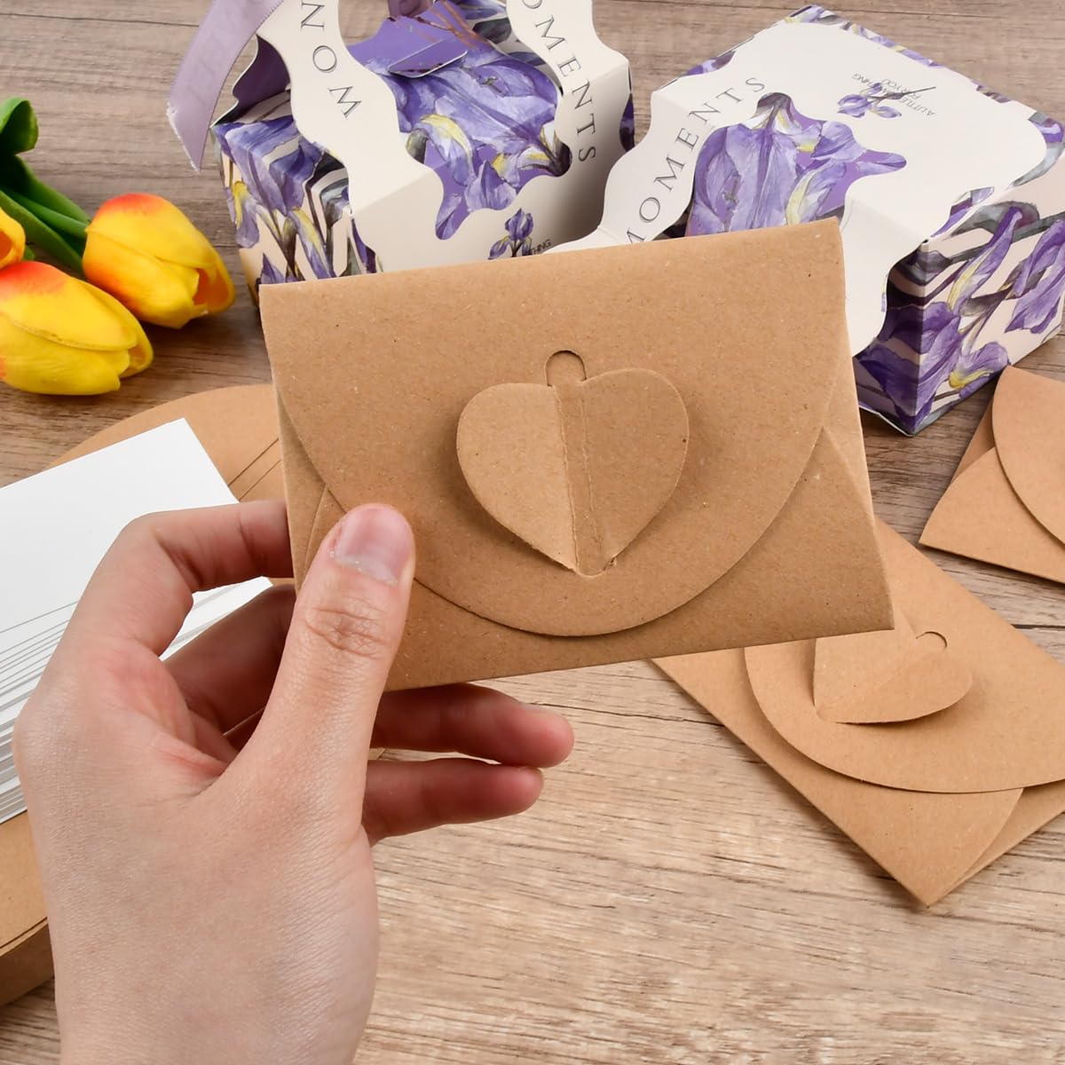 Ballerina Design Biglietti Di Ringraziamento Con Una Farfalla - Foto 4