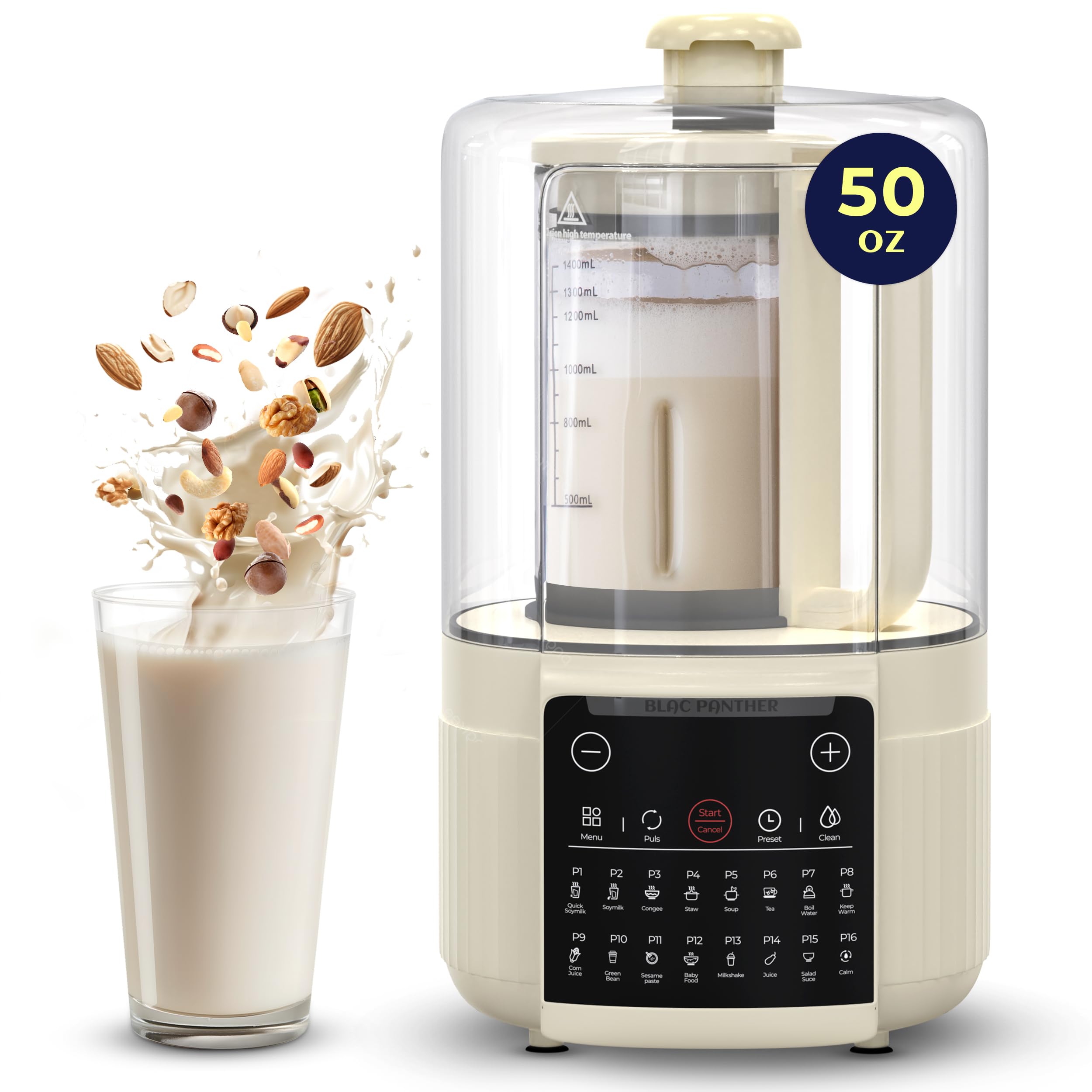Amazon.com: Blac Panther 16-in-1 Blender & Nut Milk Maker