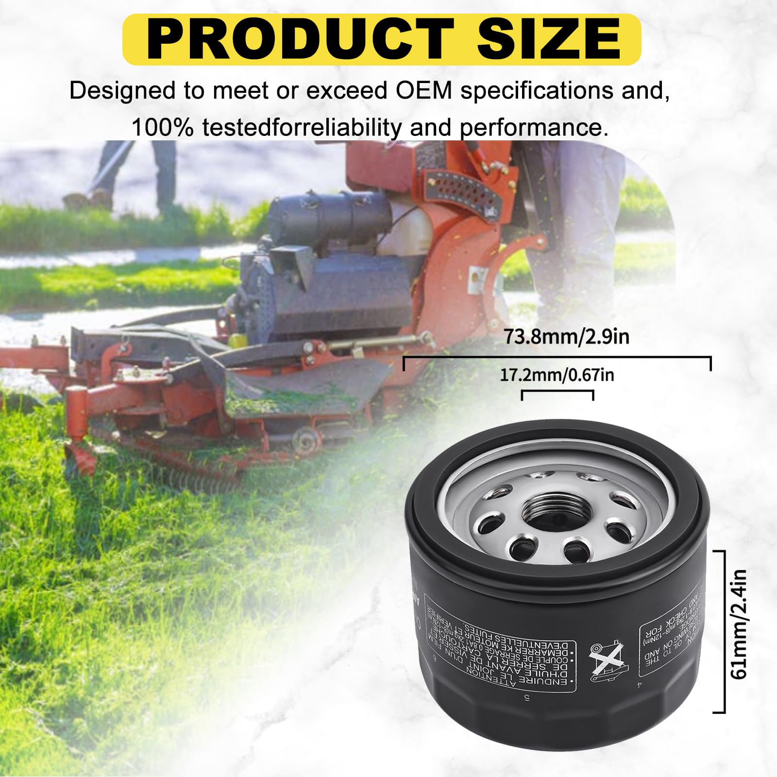 Amazon.com: Road Passion 49065-0721 Oil Filter Compatible with
