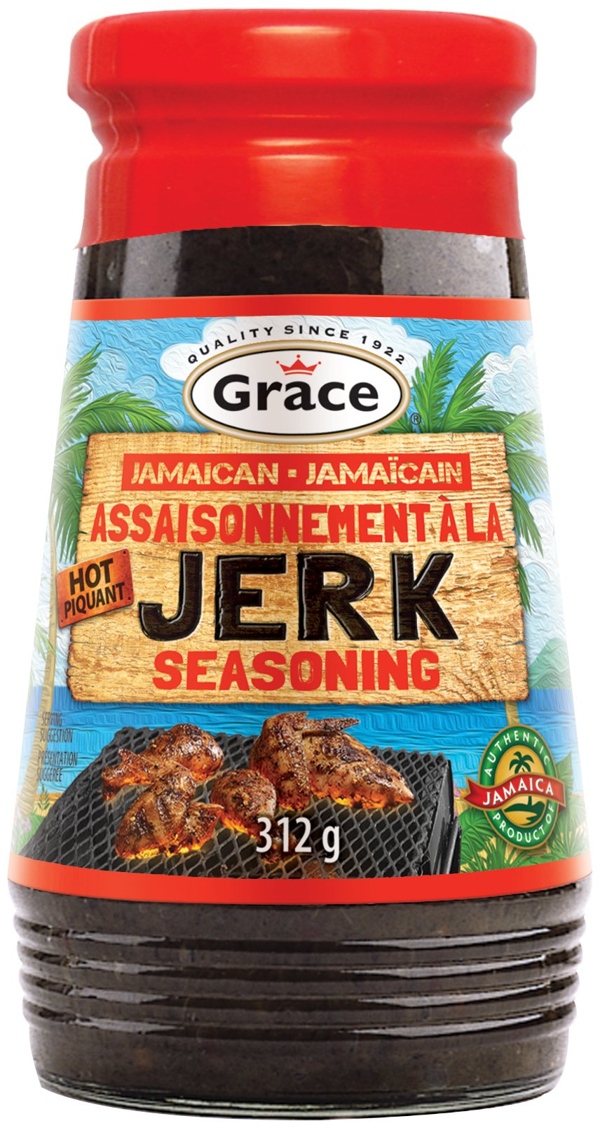 Grace Caribbean Sauce Btl Jerk Hot