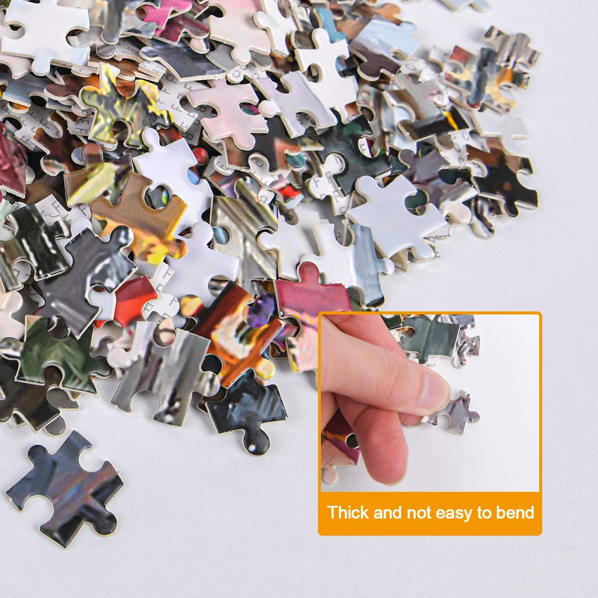 Vicloon Puzzles para Adultos, Puzzle de 1000 Piezas - Globo Aerostático Puzzle, Obra de Arte de Juego de Rompecabezas para Adultos, Rompecabezas de Piso de Impresión de Alta Definición Multicolor
