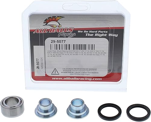 Miniatura 3 de All Balls Racing 29-5077 Kit de rodamientos de amortiguador trasero compatible conrepuesto para KTM 150 XC-W, 250 EXC-F, 250 XC-W, 300 XC-W, 300